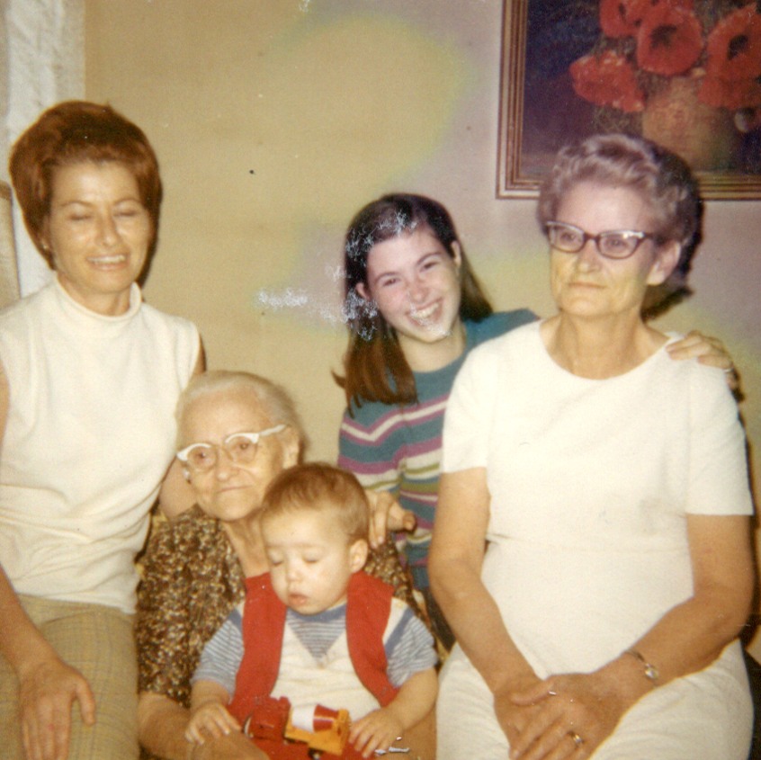 Elza, Jessie, John, Eddie Lou. Pauline November 1969
