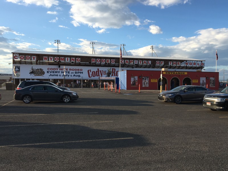 Cody Stampede Rodeo
Ton of fun, Dave used to be a concessionaire here. If you have never been to a rodeo this will give you a good idea of what goes on at one.

