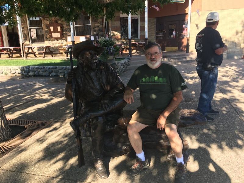 Just hanging with Wild Bill Cody
