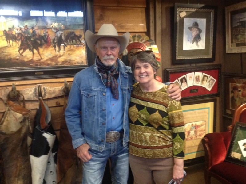 Diane Tudor and Buck Taylor
