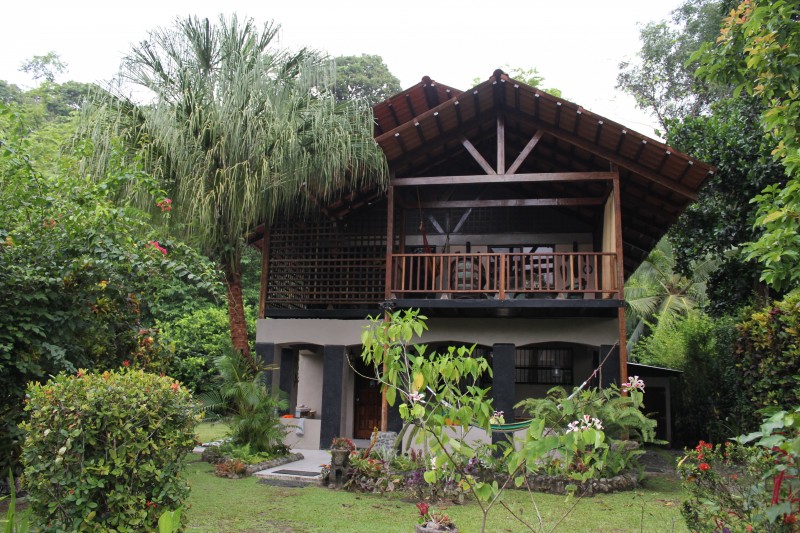 Beachfront house at Punta Uva Beach on the east coast
