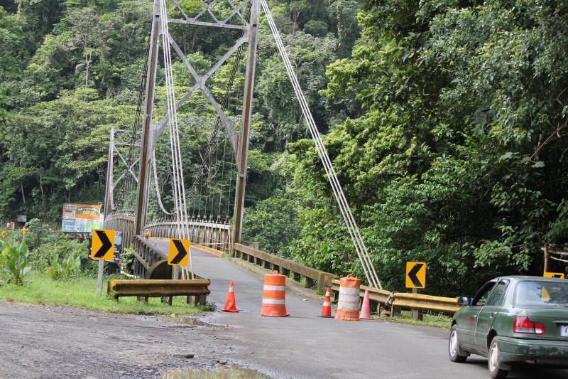 Brigde out on way to Hatilla "Tree house"
Route around took about two hours
