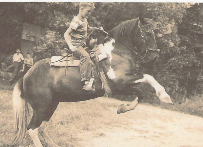Doug and Smoky about 12 years old
