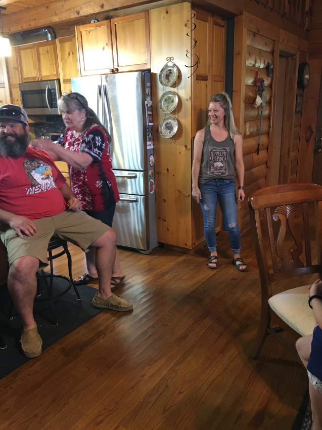 Nick, Diane and Suzanne Tudor
