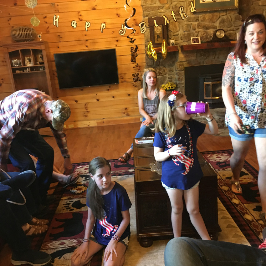 Ed Jones, Amelia Gibson, Suzanne Tudor, Alice Gibson and Teah Bowman
