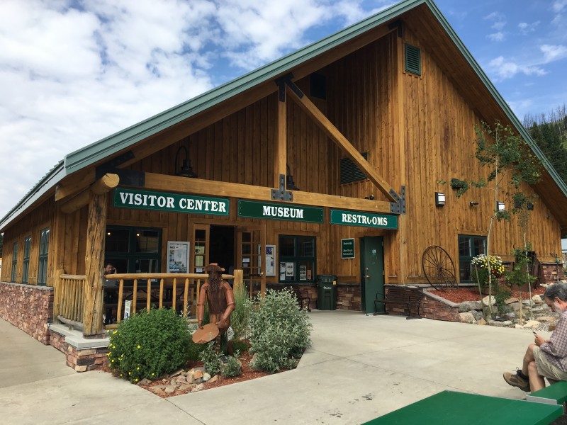 US hightway 212
Visitor center in Cooke City-Silver Gate, Montana. US 212 is the road from the Northeast Gate of Yellowstone to the Chief Joseph highway
