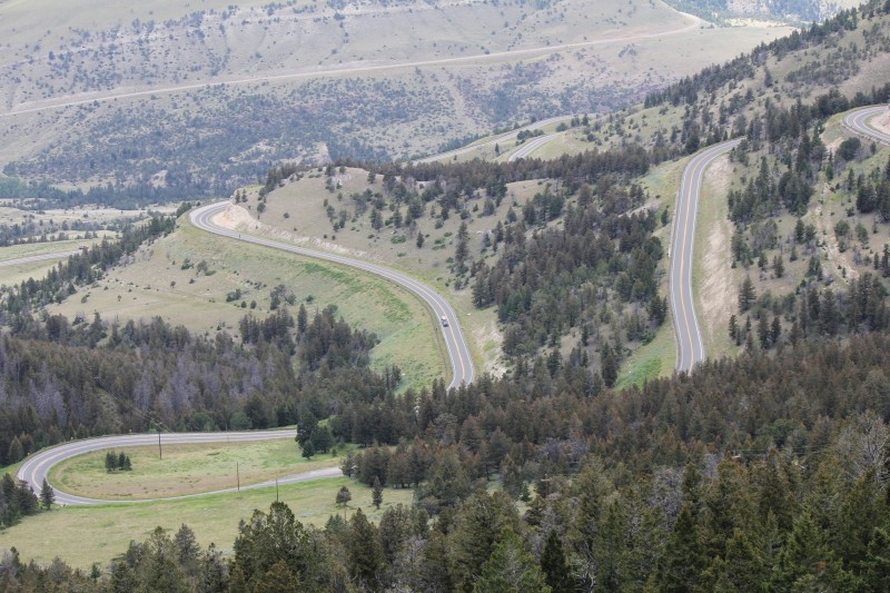 Chief Joseph Scenic Byway
Looking down at the highway from Dead Indian Pass

