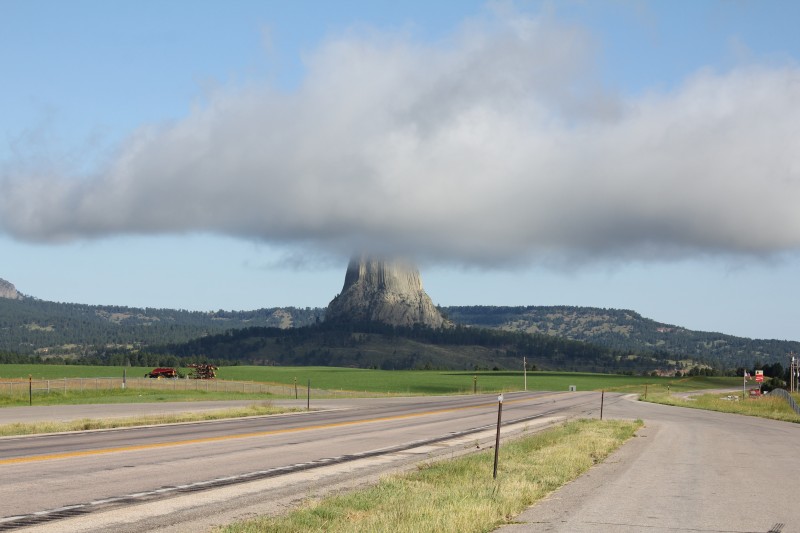 Devils Tower
 Black Hills, near Hulett and Sundance in Crook County, northeastern Wyoming
