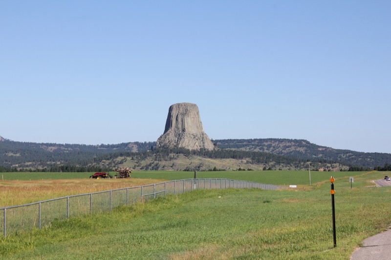 Devils Tower
 Black Hills, near Hulett and Sundance in Crook County, northeastern Wyoming
