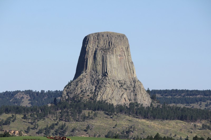 Devils Tower
 Black Hills, near Hulett and Sundance in Crook County, northeastern Wyoming
