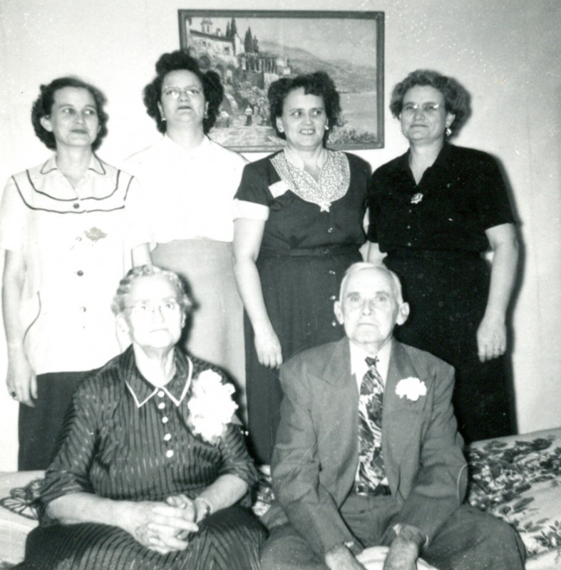 50th Wedding Anniversary Jessie and Jim Woosley
March 5 1955 at Coy Arkansas
