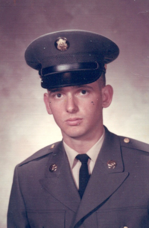 Robert Duane Mizell
Born October 19, 1948 pictuure made at basic training May 1969

