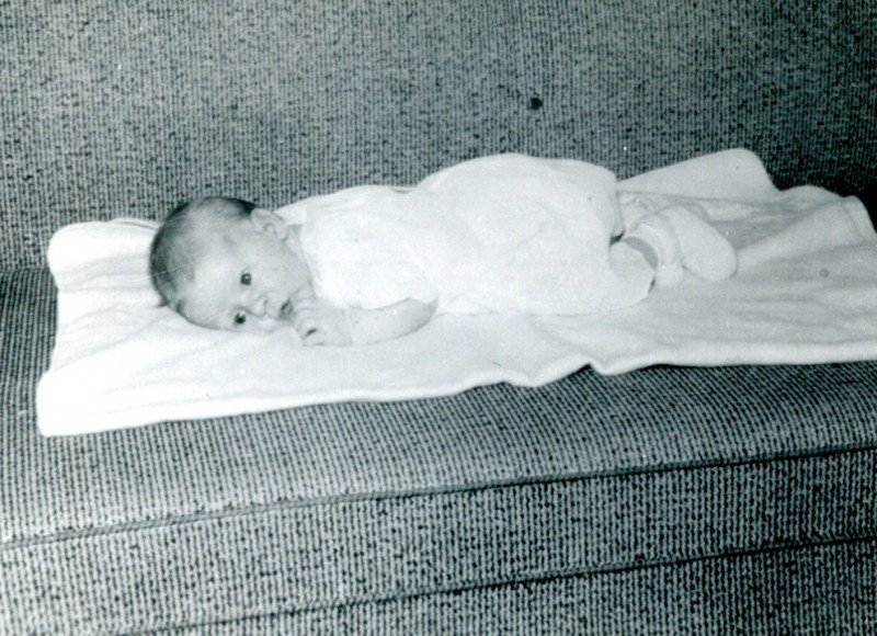 Johnny Dean Mizell 3 weeks old August 1956
