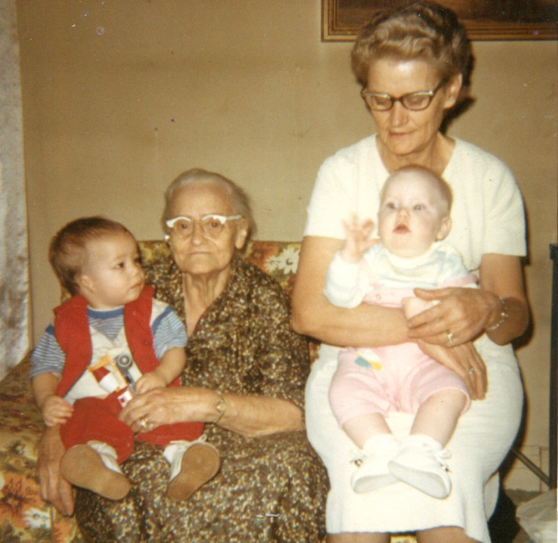 John Bowman, Jessie Woosley, Pauline Phillips, LeFragier
