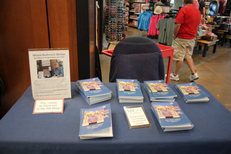 â€œNickâ€ Clifford 
Nick Clifford the last living Mount Rushmore worker and Dave Bowman's dad worked together some. Dave when to a birthday party for his daughter when he was a kid.
