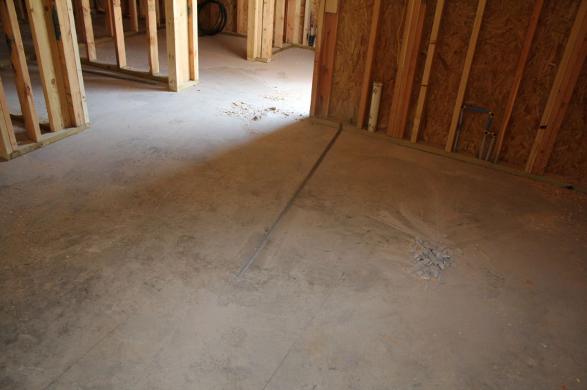 08-14-2022
Charlie cut groove in floor for outlets in island
